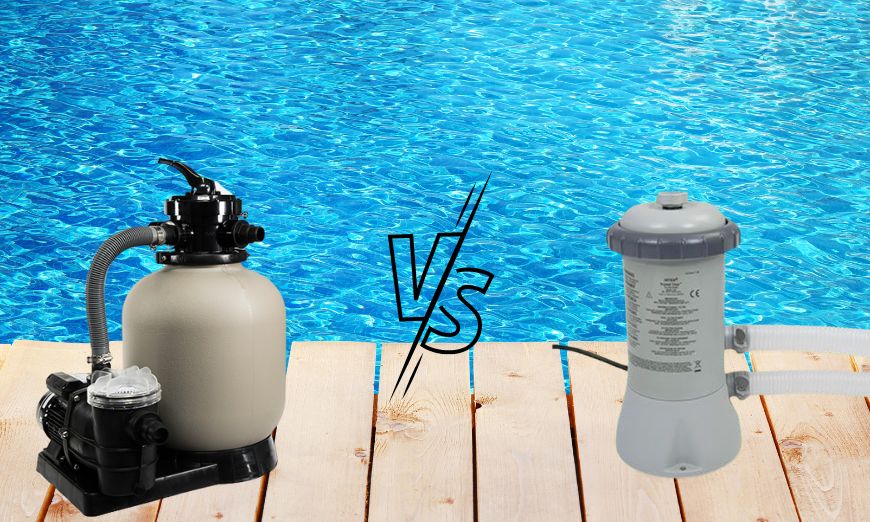 Filtri piscina: meglio una pompa filtro a sabbia o a cartuccia?